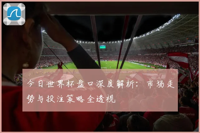 今日世界杯盘口深度解析：市场走势与投注策略全透视
